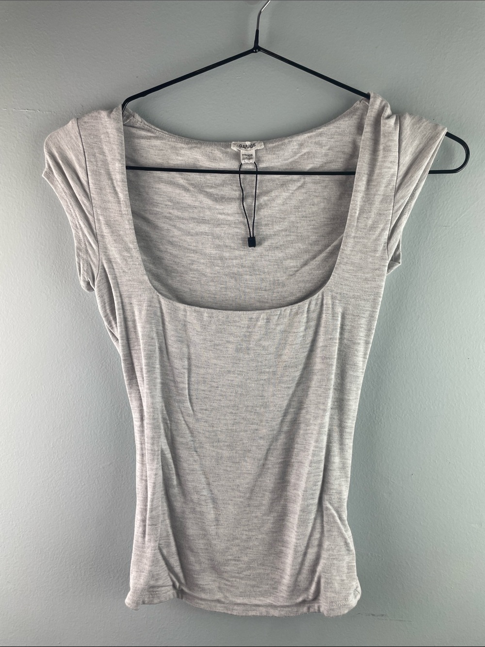 Garage Scoop Neck Short Sleeve Top Size XXS